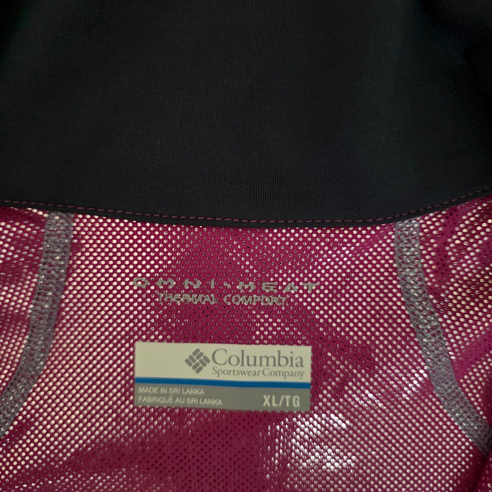 Columbia Omni Heat Pink/Black Thermal Comfort Long Sleeve Top Women's Size XL/TG - Picture 5 of 10